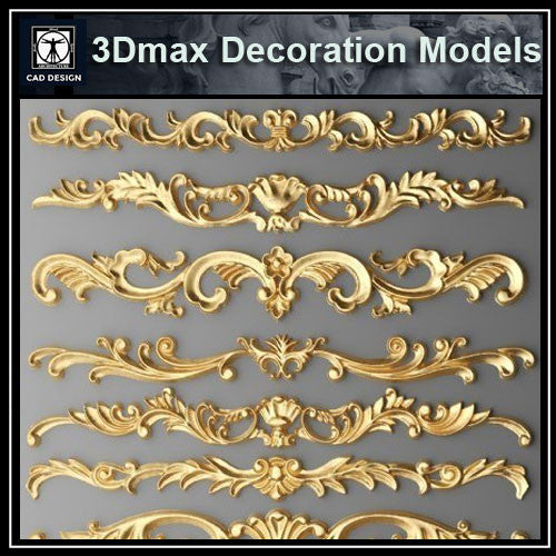 3D Max Decoration Models V.3 - CAD Design | Download CAD Drawings | AutoCAD Blocks | AutoCAD Symbols | CAD Drawings | Architecture Details│Landscape Details | See more about AutoCAD, Cad Drawing and Architecture Details
