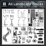 All Landscape Blocks - CAD Design | Download CAD Drawings | AutoCAD Blocks | AutoCAD Symbols | CAD Drawings | Architecture Details│Landscape Details | See more about AutoCAD, Cad Drawing and Architecture Details