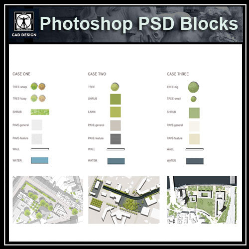 Photoshop PSD Landscape Blocks V1(Recommand!!) - CAD Design | Download CAD Drawings | AutoCAD Blocks | AutoCAD Symbols | CAD Drawings | Architecture Details│Landscape Details | See more about AutoCAD, Cad Drawing and Architecture Details