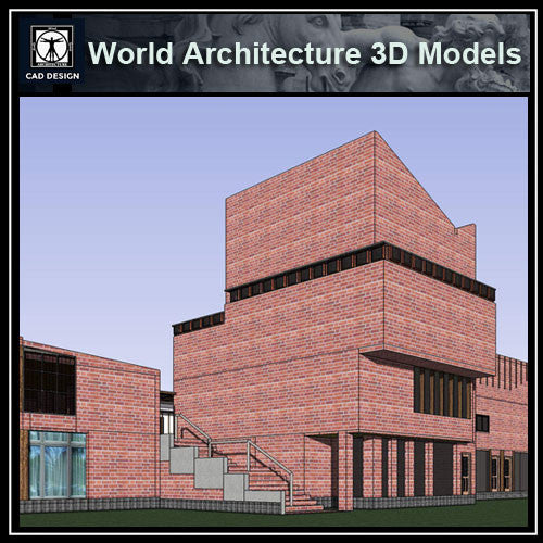 Sketchup 3D Architecture models-Saynatsalo Town Hall(Alvar Aalto) - CAD Design | Download CAD Drawings | AutoCAD Blocks | AutoCAD Symbols | CAD Drawings | Architecture Details│Landscape Details | See more about AutoCAD, Cad Drawing and Architecture Details