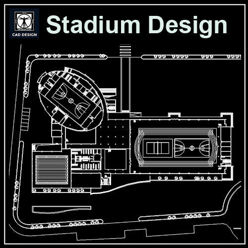 Stadium Cad Drawings 2 - CAD Design | Download CAD Drawings | AutoCAD Blocks | AutoCAD Symbols | CAD Drawings | Architecture Details│Landscape Details | See more about AutoCAD, Cad Drawing and Architecture Details