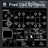 Free CAD Standard Symbols - CAD Design | Download CAD Drawings | AutoCAD Blocks | AutoCAD Symbols | CAD Drawings | Architecture Details│Landscape Details | See more about AutoCAD, Cad Drawing and Architecture Details