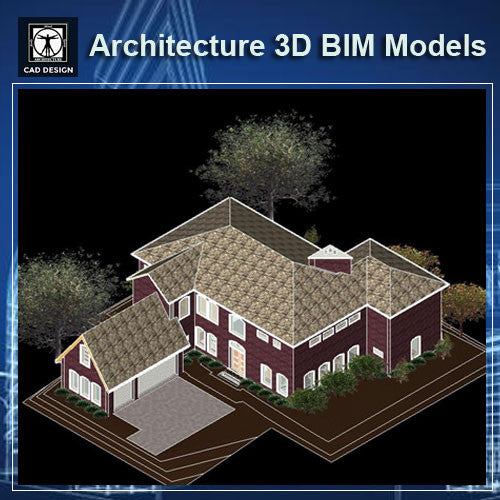 Architecture BIM 3D Models-Villa - CAD Design | Download CAD Drawings | AutoCAD Blocks | AutoCAD Symbols | CAD Drawings | Architecture Details│Landscape Details | See more about AutoCAD, Cad Drawing and Architecture Details