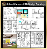 ★【School, University, College,Campus CAD Design Project V.4】@Autocad Blocks,Drawings,CAD Details,Elevation - CAD Design | Download CAD Drawings | AutoCAD Blocks | AutoCAD Symbols | CAD Drawings | Architecture Details│Landscape Details | See more about AutoCAD, Cad Drawing and Architecture Details