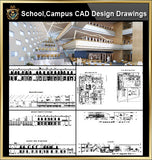 ★【School, University, College,Campus CAD Design Project V.5】@Autocad Blocks,Drawings,CAD Details,Elevation - CAD Design | Download CAD Drawings | AutoCAD Blocks | AutoCAD Symbols | CAD Drawings | Architecture Details│Landscape Details | See more about AutoCAD, Cad Drawing and Architecture Details