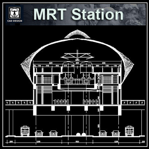 MRT Station Cad Drawings 1 - CAD Design | Download CAD Drawings | AutoCAD Blocks | AutoCAD Symbols | CAD Drawings | Architecture Details│Landscape Details | See more about AutoCAD, Cad Drawing and Architecture Details