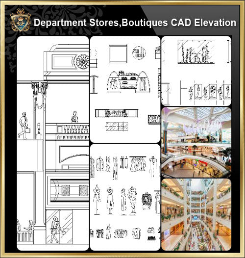 ★【Store CAD Design Blocks,Details Elevation Collection】@Boutiques, Clothing stores, women's wear, men's wear, store design-Autocad Blocks,Drawings,CAD Details,Elevation - CAD Design | Download CAD Drawings | AutoCAD Blocks | AutoCAD Symbols | CAD Drawings | Architecture Details│Landscape Details | See more about AutoCAD, Cad Drawing and Architecture Details