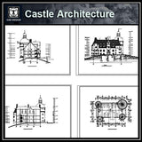 Castle Cad Drawings--Plans,elevation,details - CAD Design | Download CAD Drawings | AutoCAD Blocks | AutoCAD Symbols | CAD Drawings | Architecture Details│Landscape Details | See more about AutoCAD, Cad Drawing and Architecture Details