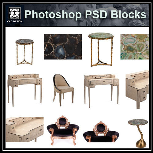 Photoshop PSD Luxury Furniture Blocks - CAD Design | Download CAD Drawings | AutoCAD Blocks | AutoCAD Symbols | CAD Drawings | Architecture Details│Landscape Details | See more about AutoCAD, Cad Drawing and Architecture Details