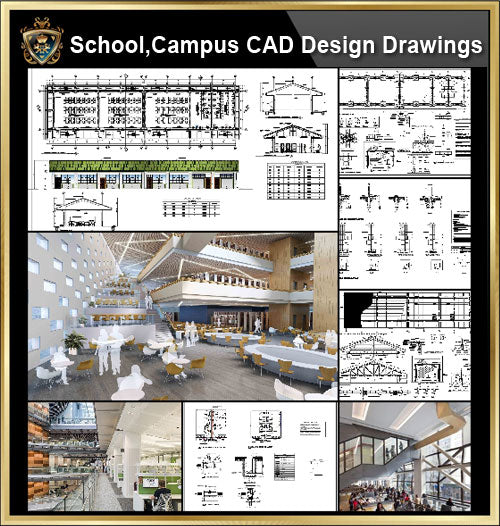 ★【School, University, College,Campus CAD Design Project V.1】@Autocad Blocks,Drawings,CAD Details,Elevation - CAD Design | Download CAD Drawings | AutoCAD Blocks | AutoCAD Symbols | CAD Drawings | Architecture Details│Landscape Details | See more about AutoCAD, Cad Drawing and Architecture Details