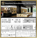 ★【Store CAD Design Elevation,Details Elevation Bundle】@Shopping centers, department stores, boutiques, clothing stores, women's wear, men's wear, store design-Autocad Blocks,Drawings,CAD Details,Elevation - CAD Design | Download CAD Drawings | AutoCAD Blocks | AutoCAD Symbols | CAD Drawings | Architecture Details│Landscape Details | See more about AutoCAD, Cad Drawing and Architecture Details