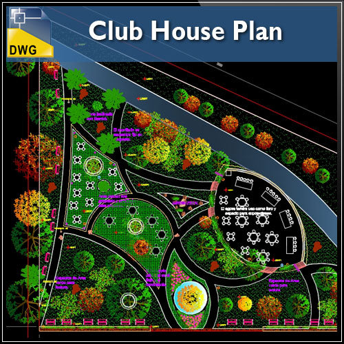 Club House Plan Drawings - CAD Design | Download CAD Drawings | AutoCAD Blocks | AutoCAD Symbols | CAD Drawings | Architecture Details│Landscape Details | See more about AutoCAD, Cad Drawing and Architecture Details