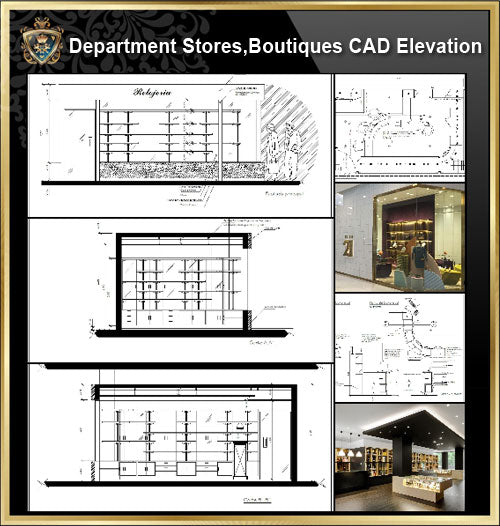 Store Section Drawing Supermarket – CAD Design | Free CAD Blocks,Drawings,Details