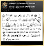 ★【Auditorium ,Cinema, Theaters CAD Blocks-Musical instrument CAD Blocks】@Auditorium ,Cinema, Theaters CAD Blocks,Musical instrument Autocad Blocks,Drawings,Details - CAD Design | Download CAD Drawings | AutoCAD Blocks | AutoCAD Symbols | CAD Drawings | Architecture Details│Landscape Details | See more about AutoCAD, Cad Drawing and Architecture Details