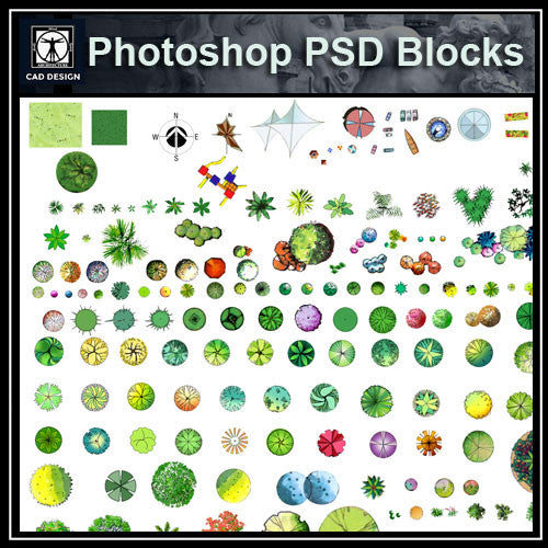 Photoshop PSD Landscape Tree Blocks 3 - CAD Design | Download CAD Drawings | AutoCAD Blocks | AutoCAD Symbols | CAD Drawings | Architecture Details│Landscape Details | See more about AutoCAD, Cad Drawing and Architecture Details