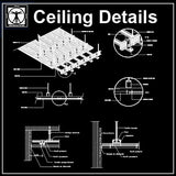Free Ceiling Details 1 - CAD Design | Download CAD Drawings | AutoCAD Blocks | AutoCAD Symbols | CAD Drawings | Architecture Details│Landscape Details | See more about AutoCAD, Cad Drawing and Architecture Details