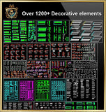 Over 1200+ Decorative Elements,Crown molding,Chair-rail,Door Trim,Skirting Board,Corner Post,Plain Molding - CAD Design | Download CAD Drawings | AutoCAD Blocks | AutoCAD Symbols | CAD Drawings | Architecture Details│Landscape Details | See more about AutoCAD, Cad Drawing and Architecture Details