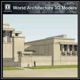 Sketchup 3D Architecture models-Unity temple of architect Frank lloyd wright - CAD Design | Download CAD Drawings | AutoCAD Blocks | AutoCAD Symbols | CAD Drawings | Architecture Details│Landscape Details | See more about AutoCAD, Cad Drawing and Architecture Details