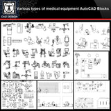 ★【Various types of medical instruments Autocad Blocks】All kinds of medical instruments CAD blocks Bundle - CAD Design | Download CAD Drawings | AutoCAD Blocks | AutoCAD Symbols | CAD Drawings | Architecture Details│Landscape Details | See more about AutoCAD, Cad Drawing and Architecture Details