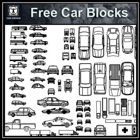 Automobile Blocks and elevation