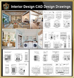 ★【Interior Design CAD Design,Details,Elevation Collection】Residential Building,Living room,Bedroom,Restroom,Decoration@Autocad Blocks,Drawings,CAD Details,Elevation - CAD Design | Download CAD Drawings | AutoCAD Blocks | AutoCAD Symbols | CAD Drawings | Architecture Details│Landscape Details | See more about AutoCAD, Cad Drawing and Architecture Details