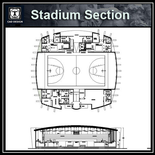 Stadium Section - CAD Design | Download CAD Drawings | AutoCAD Blocks | AutoCAD Symbols | CAD Drawings | Architecture Details│Landscape Details | See more about AutoCAD, Cad Drawing and Architecture Details