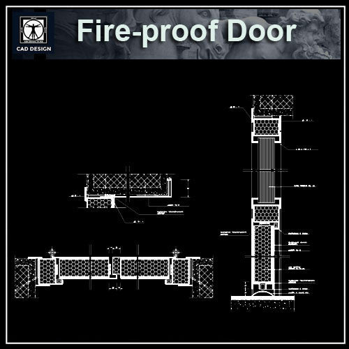 Free Fire Proof Door Details - CAD Design | Download CAD Drawings | AutoCAD Blocks | AutoCAD Symbols | CAD Drawings | Architecture Details│Landscape Details | See more about AutoCAD, Cad Drawing and Architecture Details
