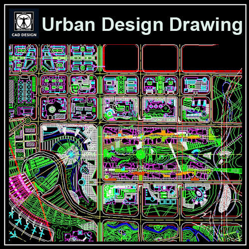 Urban City Design 3 - CAD Design | Download CAD Drawings | AutoCAD Blocks | AutoCAD Symbols | CAD Drawings | Architecture Details│Landscape Details | See more about AutoCAD, Cad Drawing and Architecture Details