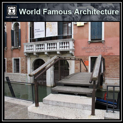Querini Stampalia Foundation-Carlo Scarpa - CAD Design | Download CAD Drawings | AutoCAD Blocks | AutoCAD Symbols | CAD Drawings | Architecture Details│Landscape Details | See more about AutoCAD, Cad Drawing and Architecture Details