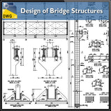 Design of Bridge Structures - CAD Design | Download CAD Drawings | AutoCAD Blocks | AutoCAD Symbols | CAD Drawings | Architecture Details│Landscape Details | See more about AutoCAD, Cad Drawing and Architecture Details