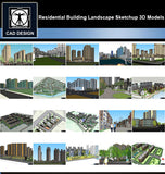 【Sketchup 3D Models】20 Types of Residential Building Landscape Sketchup 3D Models  V.7 - CAD Design | Download CAD Drawings | AutoCAD Blocks | AutoCAD Symbols | CAD Drawings | Architecture Details│Landscape Details | See more about AutoCAD, Cad Drawing and Architecture Details