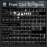 Free Interior Design Symbols - CAD Design | Download CAD Drawings | AutoCAD Blocks | AutoCAD Symbols | CAD Drawings | Architecture Details│Landscape Details | See more about AutoCAD, Cad Drawing and Architecture Details