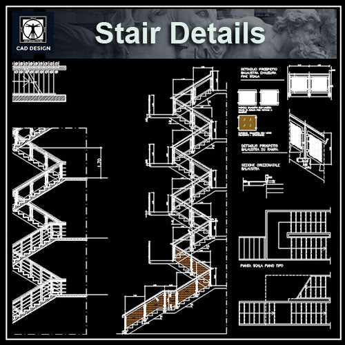 Free RC Stair Details - CAD Design | Download CAD Drawings | AutoCAD Blocks | AutoCAD Symbols | CAD Drawings | Architecture Details│Landscape Details | See more about AutoCAD, Cad Drawing and Architecture Details