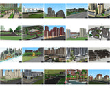 【Sketchup 3D Models】20 Types of Residential Building Landscape Sketchup 3D Models  V.4 - CAD Design | Download CAD Drawings | AutoCAD Blocks | AutoCAD Symbols | CAD Drawings | Architecture Details│Landscape Details | See more about AutoCAD, Cad Drawing and Architecture Details
