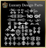★Luxury Interior Design Parts V.5★Best Recommanded!! - CAD Design | Download CAD Drawings | AutoCAD Blocks | AutoCAD Symbols | CAD Drawings | Architecture Details│Landscape Details | See more about AutoCAD, Cad Drawing and Architecture Details