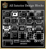 Interior Design CAD Blocks Collection V.4 | CAD Download – CAD Design ...