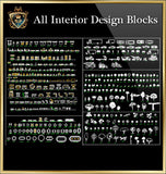 Interior Design CAD Blocks Collection V.7 - CAD Design | Download CAD Drawings | AutoCAD Blocks | AutoCAD Symbols | CAD Drawings | Architecture Details│Landscape Details | See more about AutoCAD, Cad Drawing and Architecture Details