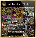 Furniture CAD Blocks Collection - CAD Design | Download CAD Drawings | AutoCAD Blocks | AutoCAD Symbols | CAD Drawings | Architecture Details│Landscape Details | See more about AutoCAD, Cad Drawing and Architecture Details