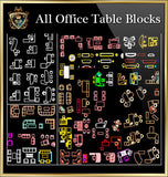OfficeTable CAD Blocks Collection - CAD Design | Download CAD Drawings | AutoCAD Blocks | AutoCAD Symbols | CAD Drawings | Architecture Details│Landscape Details | See more about AutoCAD, Cad Drawing and Architecture Details