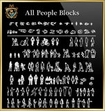 People Blocks CAD Blocks Collection - CAD Design | Download CAD Drawings | AutoCAD Blocks | AutoCAD Symbols | CAD Drawings | Architecture Details│Landscape Details | See more about AutoCAD, Cad Drawing and Architecture Details