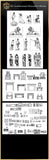 All Architectural decorative blocks V.12 - CAD Design | Download CAD Drawings | AutoCAD Blocks | AutoCAD Symbols | CAD Drawings | Architecture Details│Landscape Details | See more about AutoCAD, Cad Drawing and Architecture Details