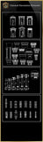 ★Luxury Interior Design -Classical Decoration Elements V.2★ - CAD Design | Download CAD Drawings | AutoCAD Blocks | AutoCAD Symbols | CAD Drawings | Architecture Details│Landscape Details | See more about AutoCAD, Cad Drawing and Architecture Details