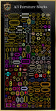 Table CAD Blocks Collection - CAD Design | Download CAD Drawings | AutoCAD Blocks | AutoCAD Symbols | CAD Drawings | Architecture Details│Landscape Details | See more about AutoCAD, Cad Drawing and Architecture Details