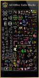 OfficeTable CAD Blocks Collection - CAD Design | Download CAD Drawings | AutoCAD Blocks | AutoCAD Symbols | CAD Drawings | Architecture Details│Landscape Details | See more about AutoCAD, Cad Drawing and Architecture Details