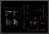 Hardware Blocks - CAD Design | Download CAD Drawings | AutoCAD Blocks | AutoCAD Symbols | CAD Drawings | Architecture Details│Landscape Details | See more about AutoCAD, Cad Drawing and Architecture Details