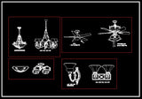 Lights and Lamps Blocks - CAD Design | Download CAD Drawings | AutoCAD Blocks | AutoCAD Symbols | CAD Drawings | Architecture Details│Landscape Details | See more about AutoCAD, Cad Drawing and Architecture Details