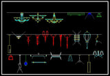 Lights and Lamps Blocks - CAD Design | Download CAD Drawings | AutoCAD Blocks | AutoCAD Symbols | CAD Drawings | Architecture Details│Landscape Details | See more about AutoCAD, Cad Drawing and Architecture Details