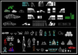 Decoration Elements Block V2 - CAD Design | Download CAD Drawings | AutoCAD Blocks | AutoCAD Symbols | CAD Drawings | Architecture Details│Landscape Details | See more about AutoCAD, Cad Drawing and Architecture Details