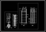 Column Design Drawing - CAD Design | Download CAD Drawings | AutoCAD Blocks | AutoCAD Symbols | CAD Drawings | Architecture Details│Landscape Details | See more about AutoCAD, Cad Drawing and Architecture Details