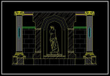 Architecture Decoration Drawing 1 - CAD Design | Download CAD Drawings | AutoCAD Blocks | AutoCAD Symbols | CAD Drawings | Architecture Details│Landscape Details | See more about AutoCAD, Cad Drawing and Architecture Details